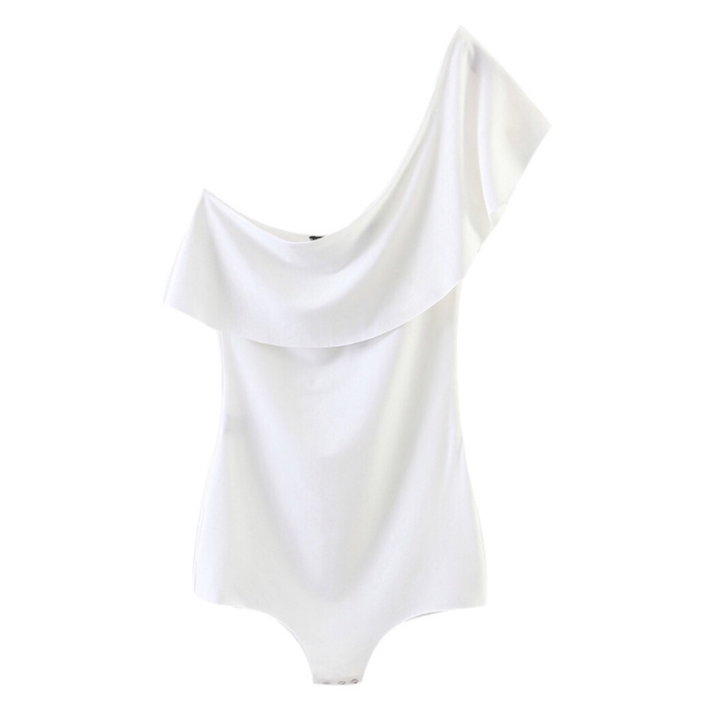 LIQUIDATING!! Ruffled Bodysuit - Picture 3 of 3