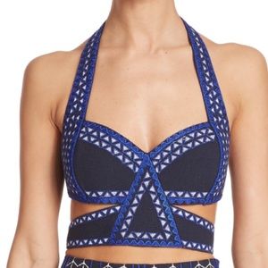 Bcbgmaxazria katryn crop top