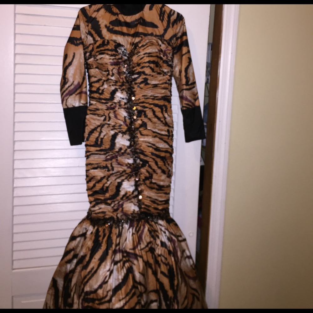 Leopard JOVANI Gown