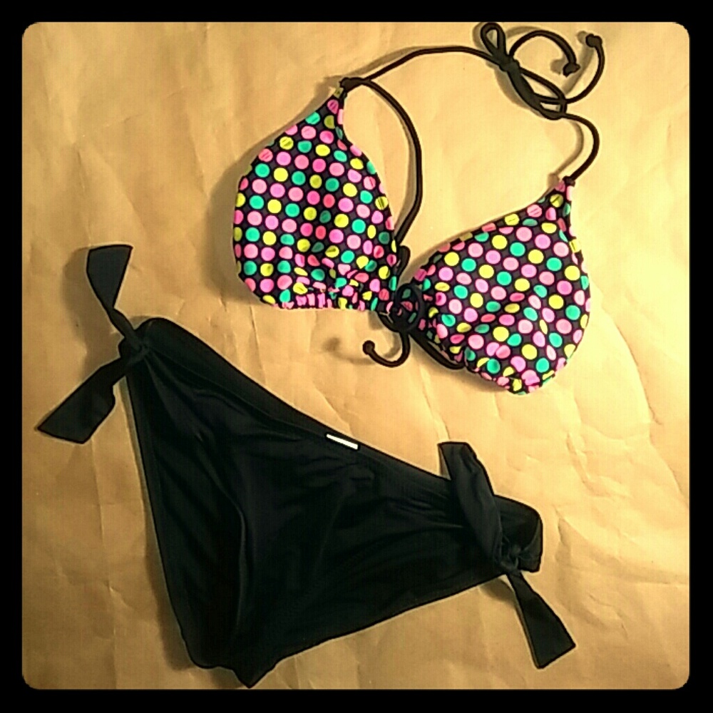 Polkadot Bikini Top - Yellow, Green, Pink, Black?
