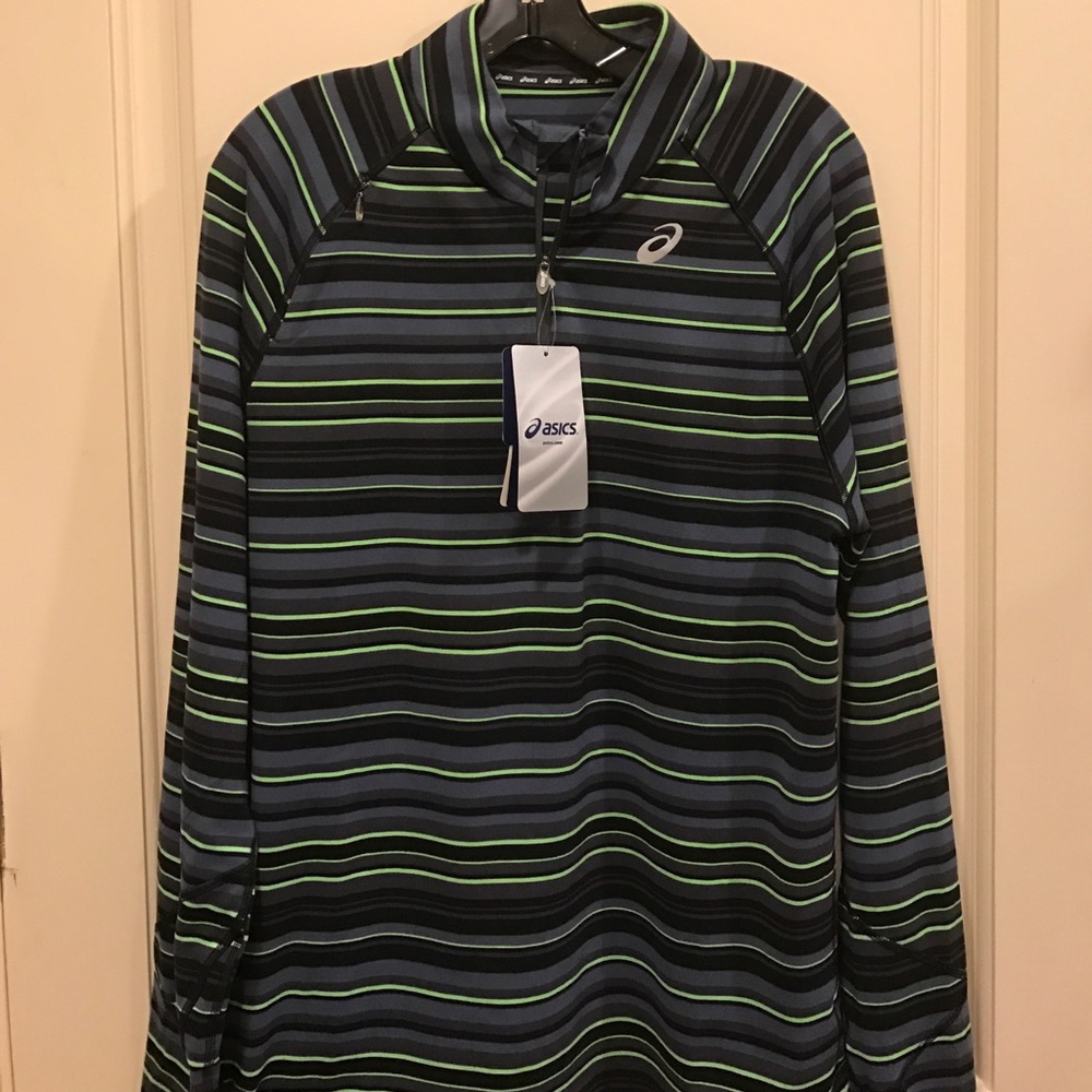 Asics half zip sports shirt for men