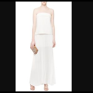 A.L.C. Strapless white dress