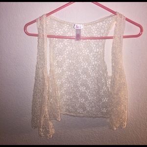 Crochet festival vest