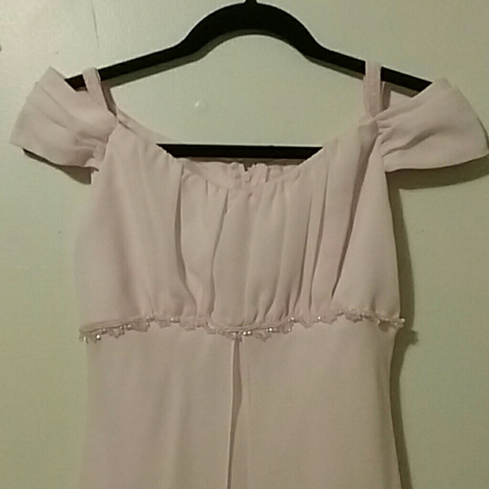 Soft Pink Bridesmaid gown