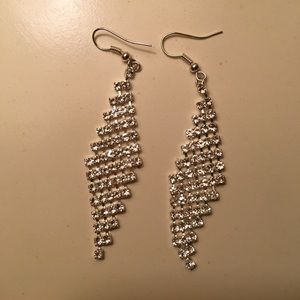Silver earrings