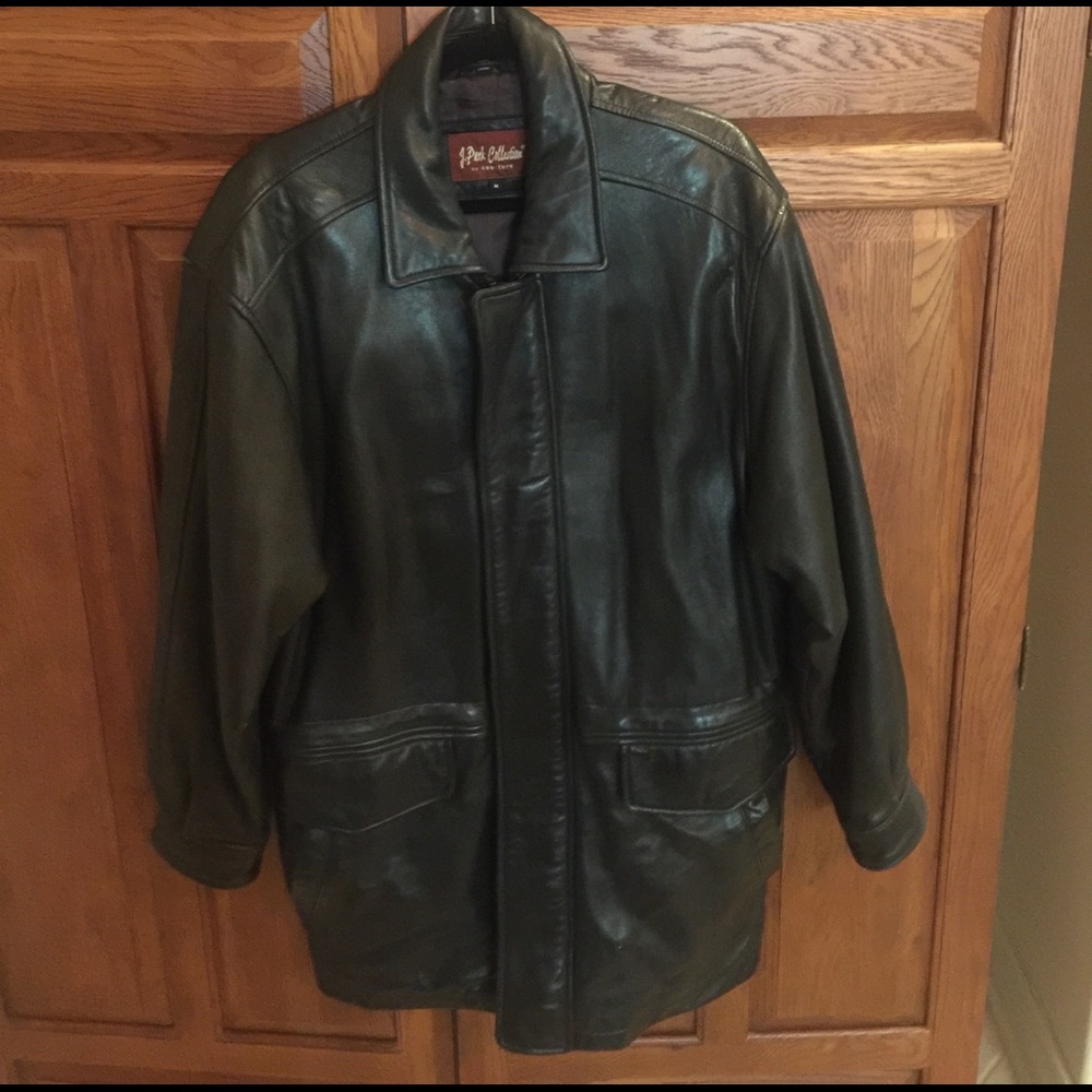 Men's 3/4 Length butter soft leather coat