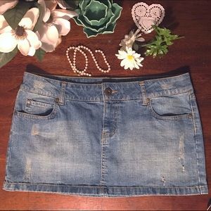 [Arizona] Distressed Jean Skirt