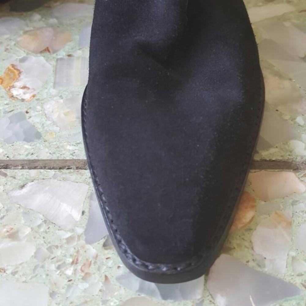 Suede VTG Stuart Weitzman Western Colorful Boots - Picture 4 of 4