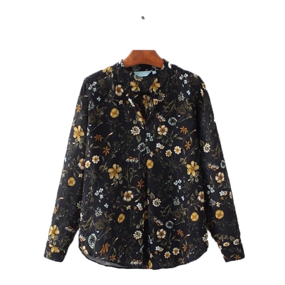 Retro Floral Top - Picture 2 of 3