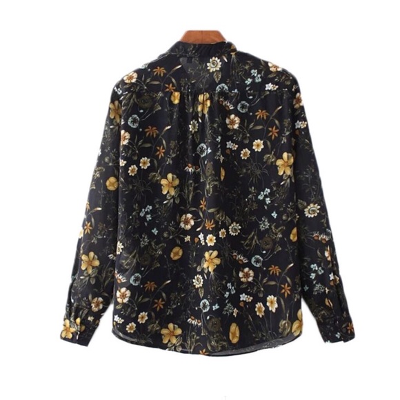 Retro Floral Top - Picture 3 of 3