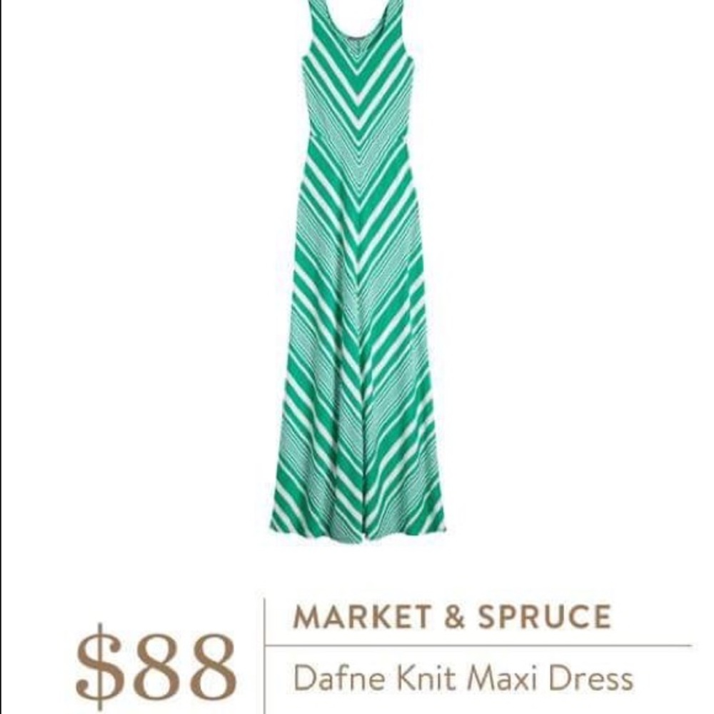 Market & Spruce Stitch Fix Chevron Maxi