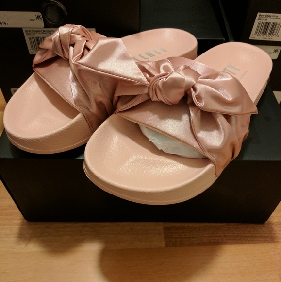 Brand New Puma Bow Slide Rihanna Fenty Pink - Picture 2 of 5