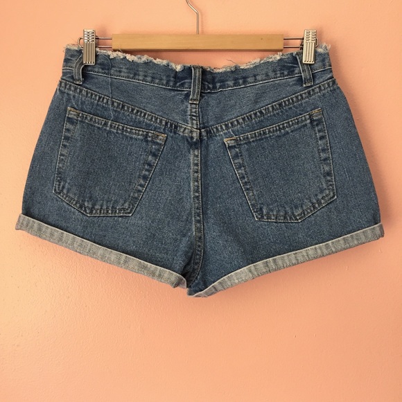 Nasty Gal High Waist Denim Short Shorts - Picture 3 of 3