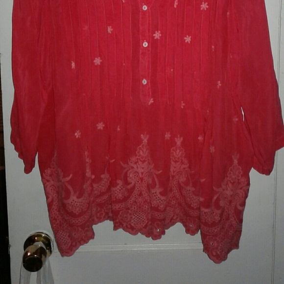 Johnny Was Embroidered Blouse - Picture 4 of 6