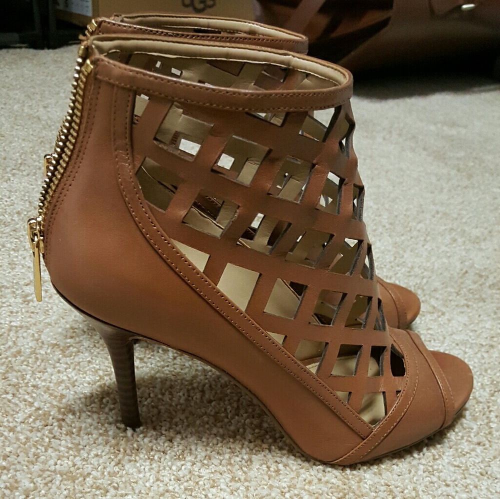 michael kors loni ankle booties