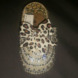 Custom made bling shoes