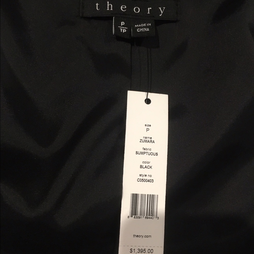 ❌ SOLD ❌ Theory Leather and Pony Hair Jacket - Picture 5 of 5
