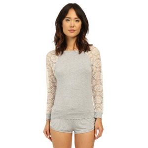 NWOT Betsey Johnson Buds & Roses Rayon Pajama Set