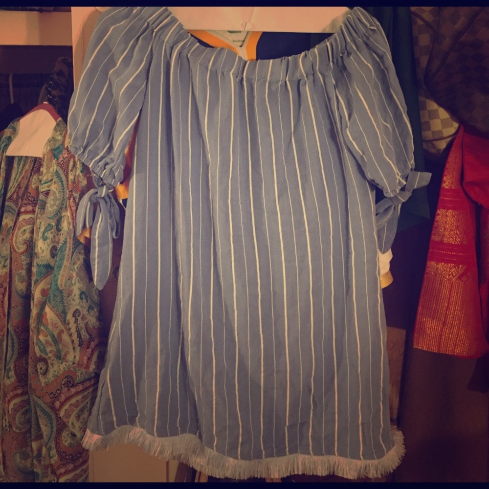 Off the shoulder dress
