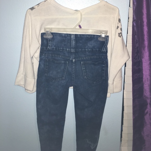 Zebra Crop long sleeve & Skinny jeans set - Picture 3 of 5