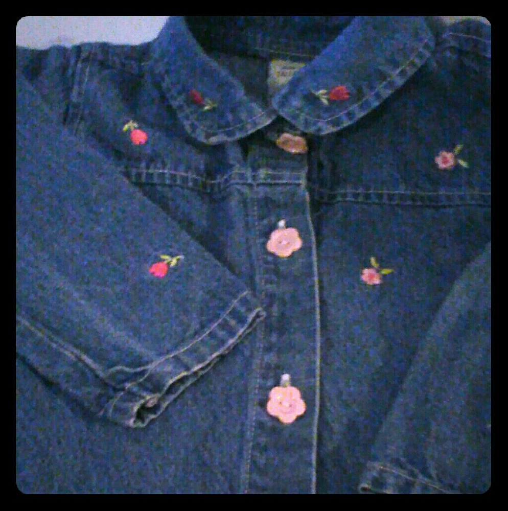 Cute 24mo Denim Jacket with Embroidery