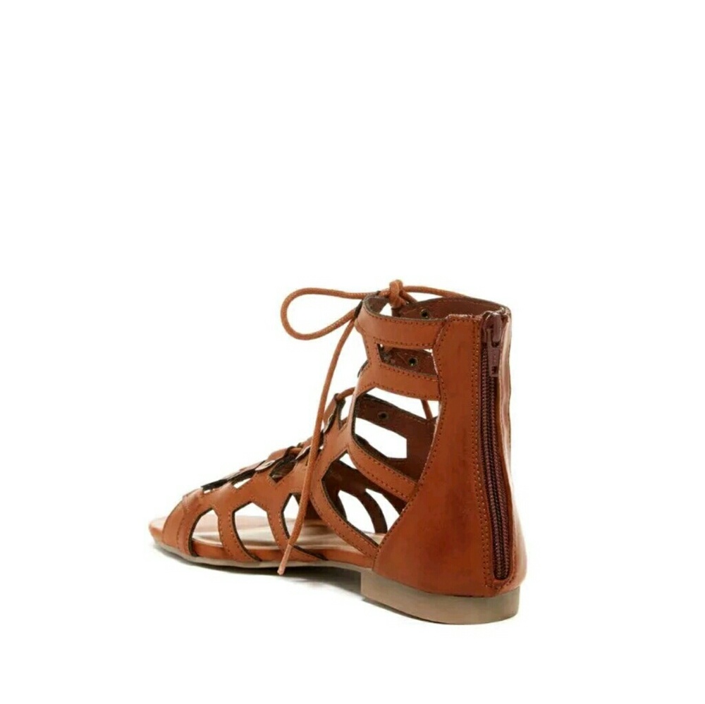 MIA GLADIATOR SANDALS BROWN - Picture 2 of 3