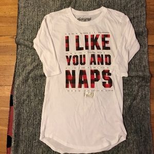 Vs pink sleep tee