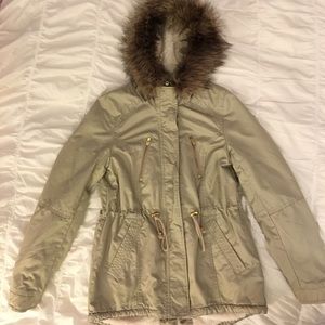 EXTREMELY cozy and warm utility jacket NEVER WORN