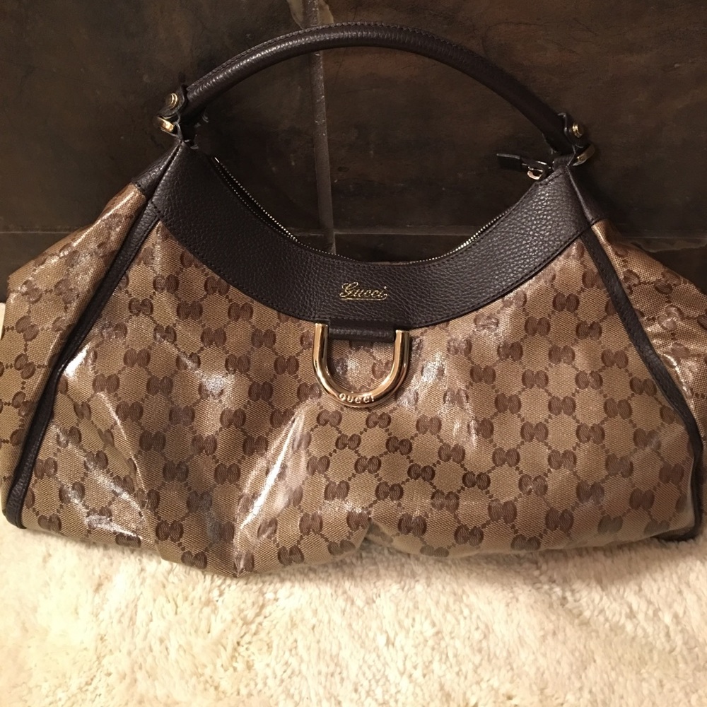 AUTHENTIC GUCCI VINYL PURSE