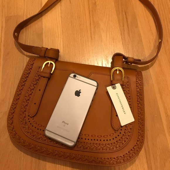 New Anthropologie Peyson Shoulder Bag, Brown, - Picture 4 of 8