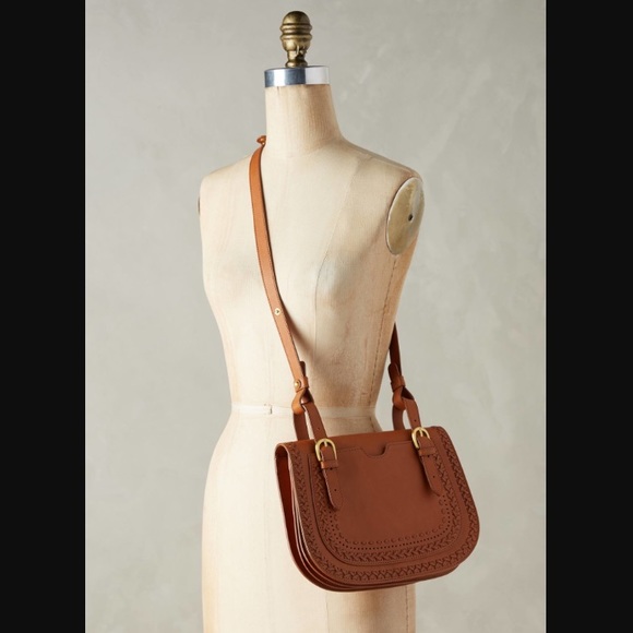 New Anthropologie Peyson Shoulder Bag, Brown, - Picture 7 of 8