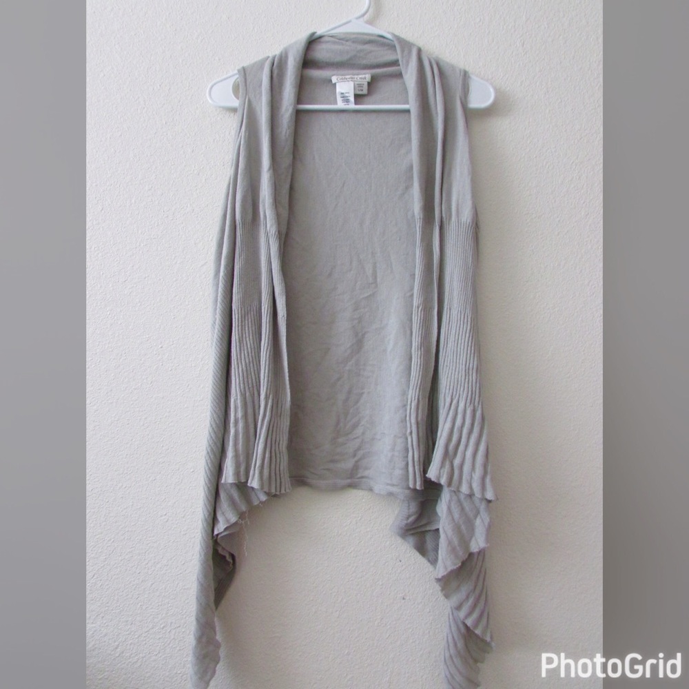 Tank top cardigan