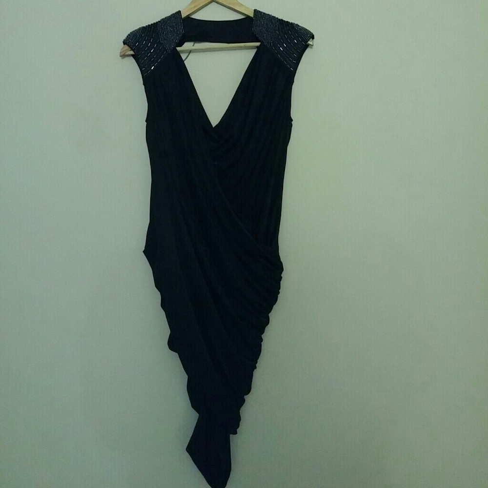 Black sparkly cocktail dress