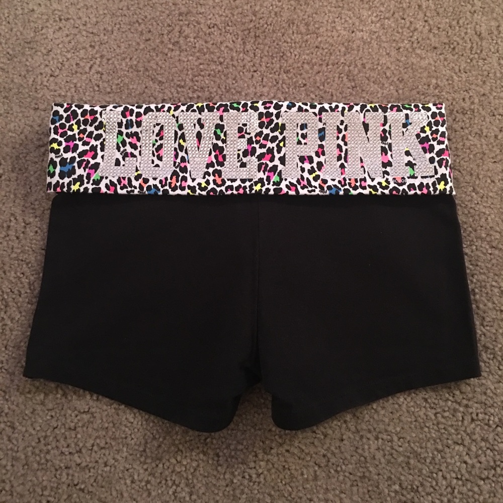 Pink Victoria's Secret Yoga Shorts