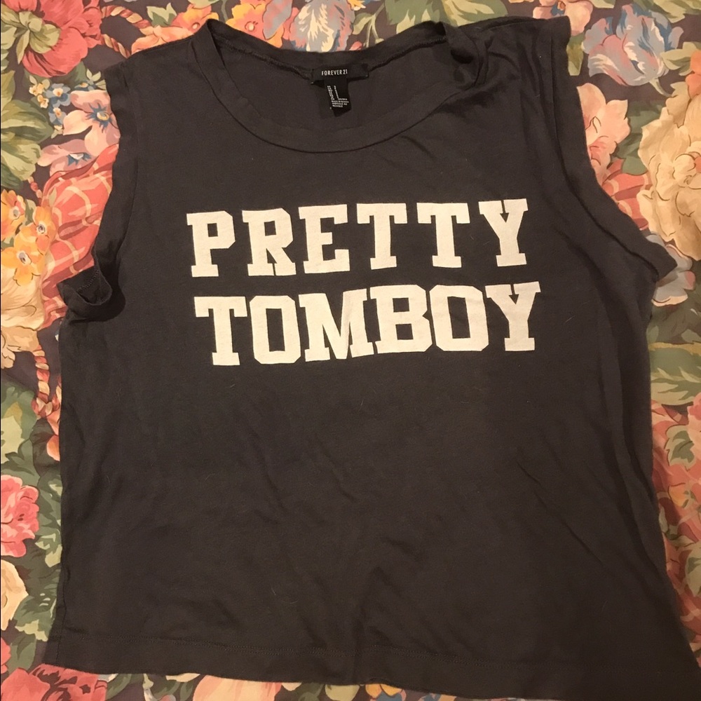 "Pretty Tomboy" Muscle Tee
