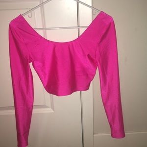 Forever 21 long sleeve crop top Small