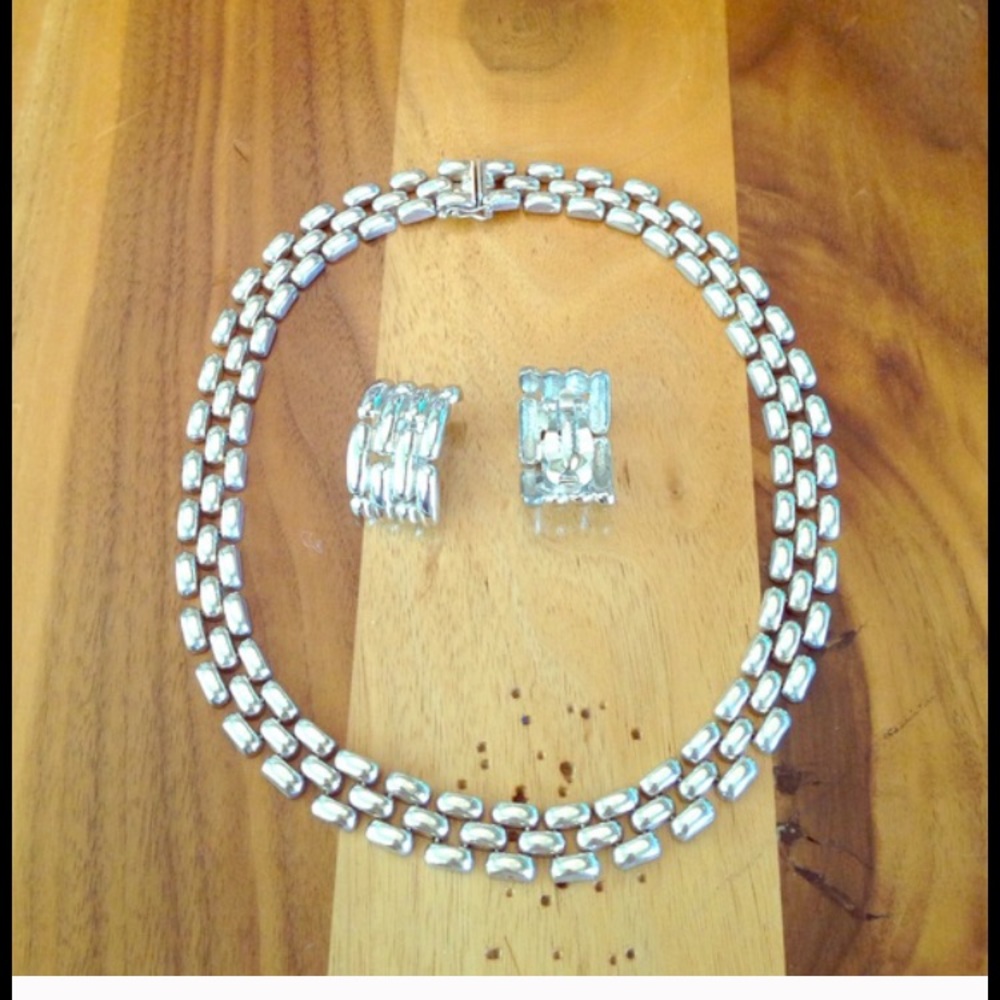 GIVENCHY, 925 Made in Italy, Necklace& Earrings