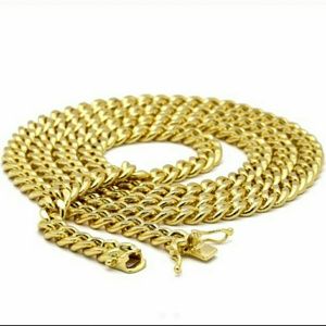 14K Gold plated MIAMI CUBAN CHAIN