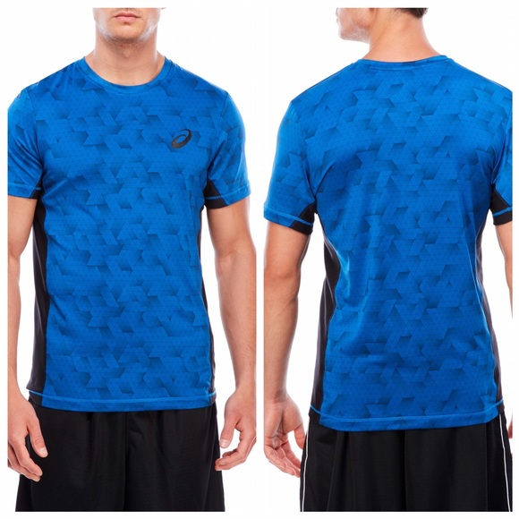 🆕 ASICS Tiebreaker Print Tee - Picture 2 of 5