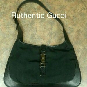 Authentic vintage Gucci Jackie O twill purse