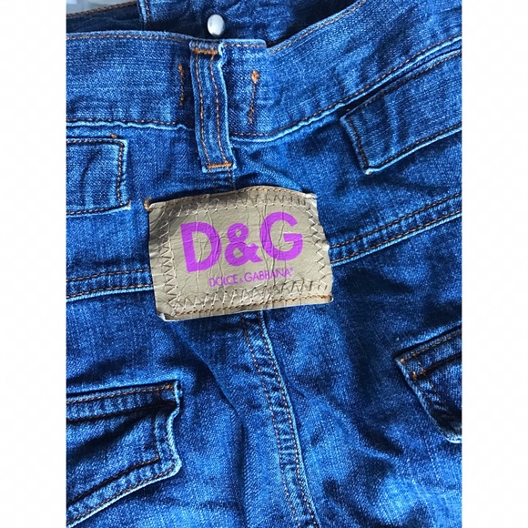 Authentic Dolce & Gabbana adjustable denim skirt - Picture 3 of 7