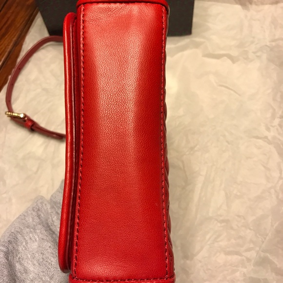 Tory Burch Mini Fleming Flap Kir Royale Purse - Picture 3 of 8