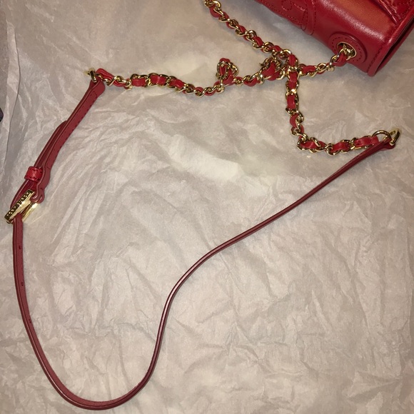 Tory Burch Mini Fleming Flap Kir Royale Purse - Picture 5 of 8