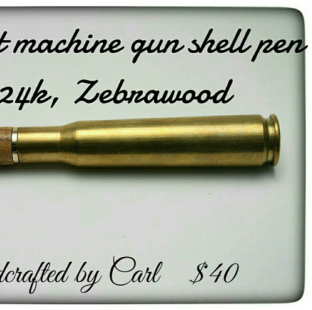 24k/50cal Machine Gun Shell PEN - Picture 4 of 5