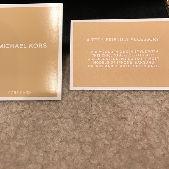 💕NWT Chic Michael Kors black calfhair crossbody - Picture 8 of 8