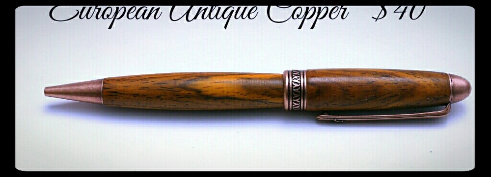 European Antique Copper PEN