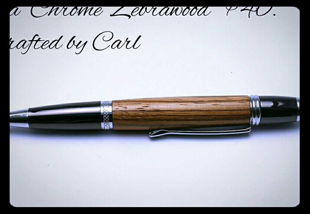 Classica Chrome Zebrawood PEN