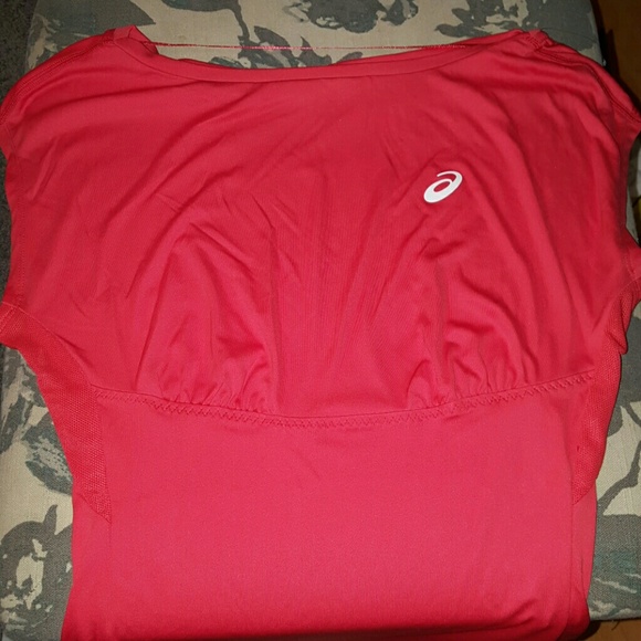 🆕Asics Athlete SS Top hibicus - Picture 3 of 5