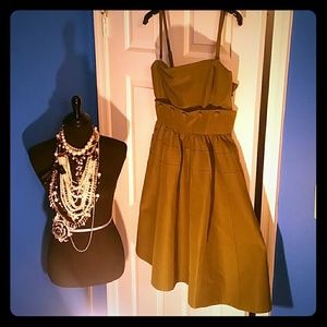 Green two-piece dress