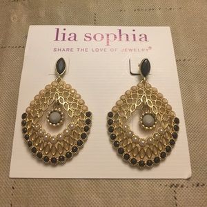 Fan earrings